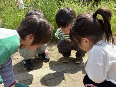 戸外あそび①
