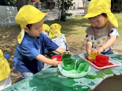 色水遊び②