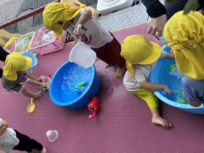 水あそび 
